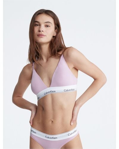 Calvin Klein Lightly Lined Triangle Bras for Women - Up to 60% off