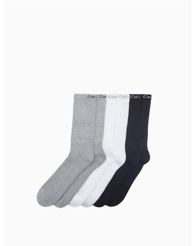 Calvin Klein 6-pack Logo Crew Socks - Multicolor