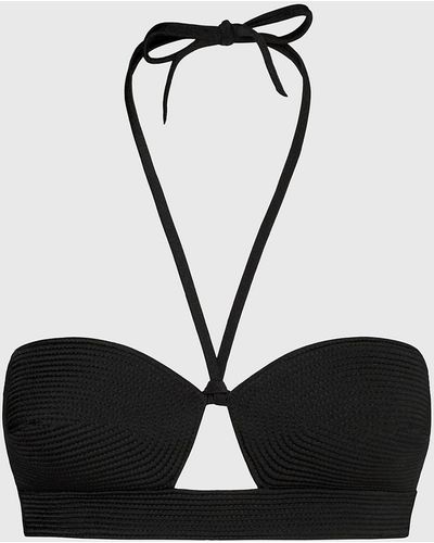 Calvin Klein Bralette Bikini Top - Structured - Black