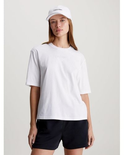 Calvin Klein T-shirt de sport - Blanc