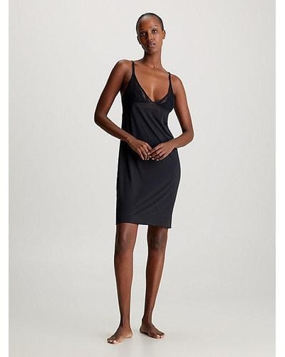 Calvin Klein Nachtjapon - Minimalist - Zwart