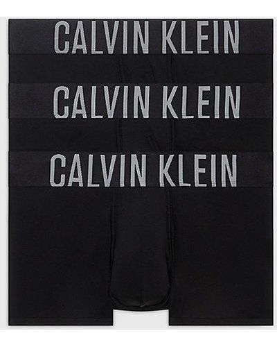 Calvin Klein 3er-Pack Boxershorts mit niedriger Leibhöhe - Intense Power - Schwarz