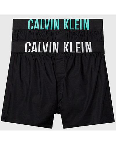 Calvin Klein 2er-Pack Slim Fit Boxershorts - Intense Power - Schwarz