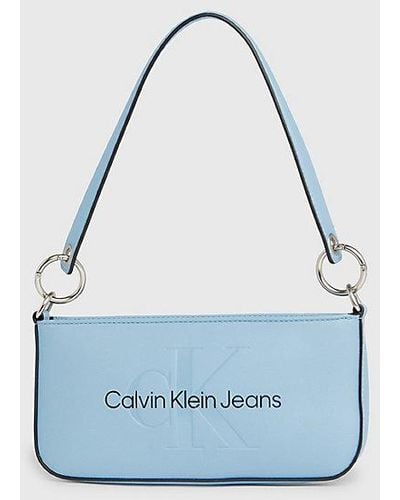 Calvin Klein Unisex Relaxed Hoodie Met Print - Ck Standards - Wit
