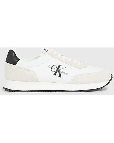 Calvin Klein Zapatillas con logo - Blanco