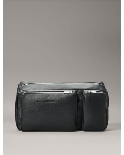 Calvin Klein Refined Oversized Sling Bag - Gray
