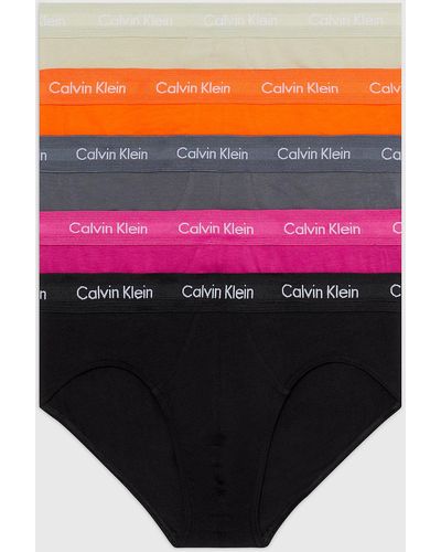 Calvin Klein Lot de 5 slips - Cotton Stretch - Rose