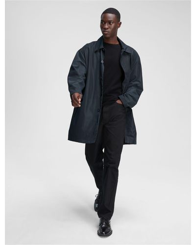 Blue Calvin Klein Coats for Men | Lyst