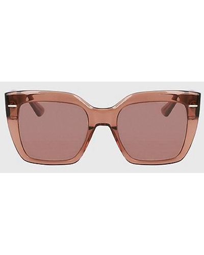 Calvin Klein Rectangle Sunglasses CK23508S - Marrón