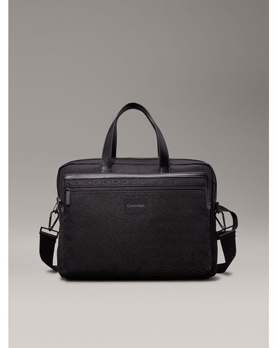 Calvin Klein Convertible Laptop Bag - Grey