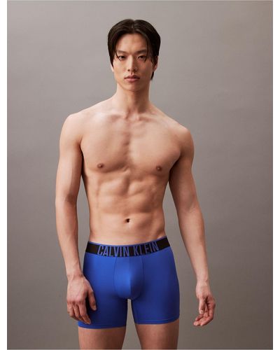 Calvin Klein Intense Power Tonal Ultra Cooling Boxer Brief - Blue