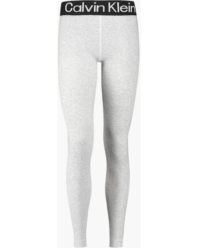 Calvin Klein Legging avec logo - Gris