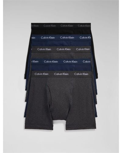 Calvin Klein Cotton Classics 5-pack Boxer Brief - Gray