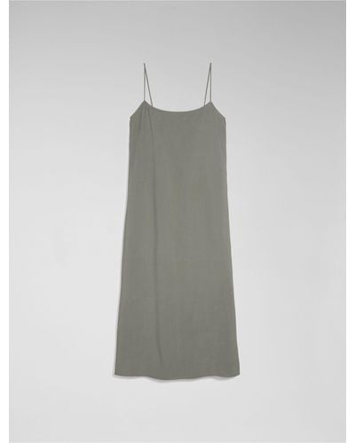 Calvin Klein Soft Twill Dress - Gray