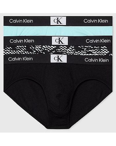 Calvin Klein 3er-Pack Slips - CK96 - Schwarz