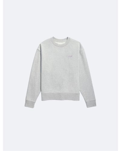 Calvin Klein French Terry Crewneck Sweatshirt - White