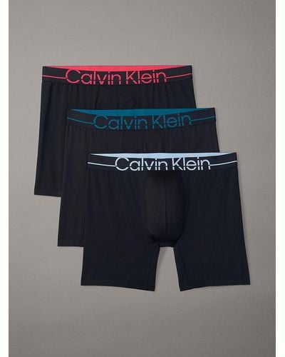 Calvin Klein Lot de 3 boxers longs - Pro Fit - Vert