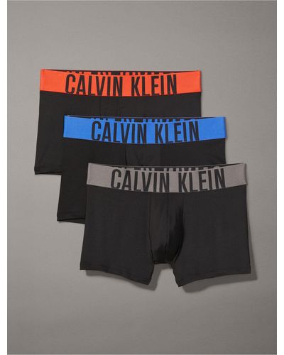Calvin Klein Intense Power Micro 3-pack Low Rise Trunk - Brown