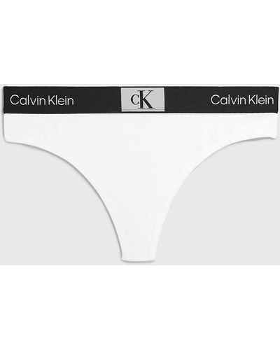 Calvin Klein String - CK96 - Blanc
