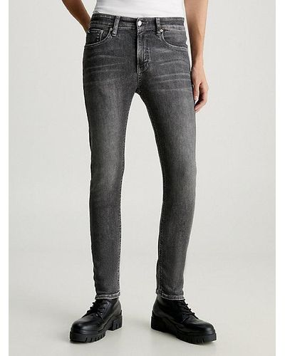 Calvin Klein Skinny Jeans - Gris