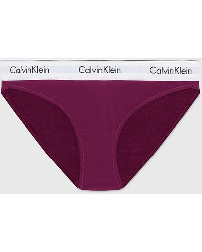 Calvin Klein Bikini Briefs - Modern Cotton - Purple