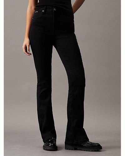 Calvin Klein Bootcut Jeans - Schwarz