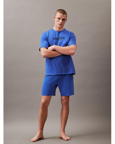 Calvin Klein Short de pyjama - Intense Power - Bleu
