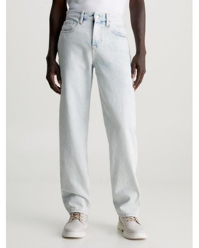 Calvin Klein Jean Straight 90's - Blanc