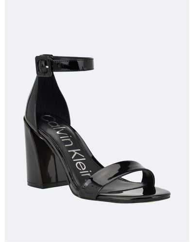 Calvin Klein Marle Heel Sandal - Black