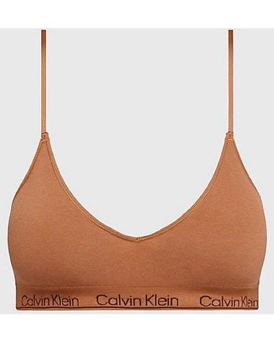 Calvin Klein Triangel Bralette - Modern Seamless - Bruin