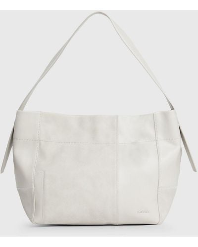 Calvin Klein Soft Tote Bag - White