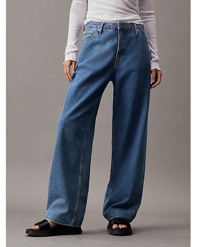 Calvin Klein 90's Straight Jeans - Blauw
