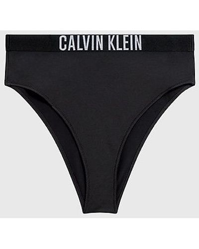 Calvin Klein Bikinibroekje Met Hoge Taille - Intense Power - Zwart