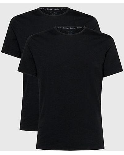 Calvin Klein 2er-Pack Lounge-T-Shirts - Modern Cotton - Schwarz