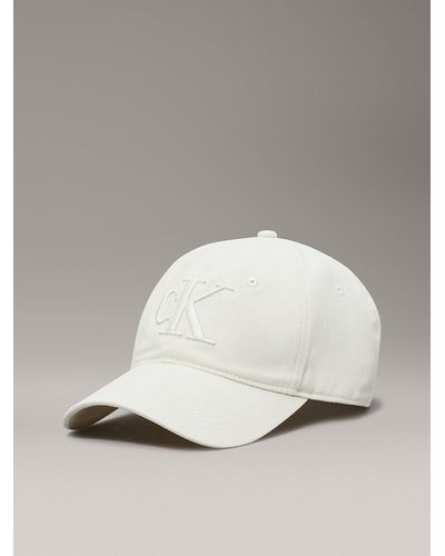 Calvin Klein Twill Logo Cap - White