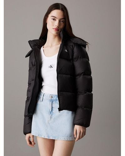 Calvin Klein Short Down Puffer Jacket - Black