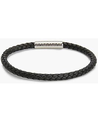 Calvin Klein Pulsera - Braided Bracelet - Blanco