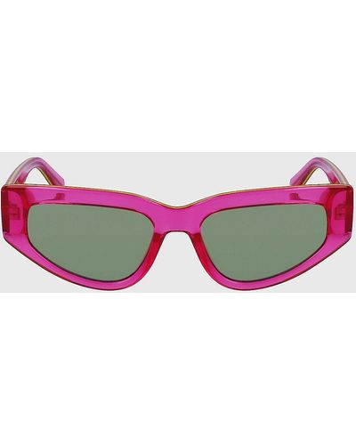 Calvin Klein Cat Eye Sunglasses Ckj23603s - Pink