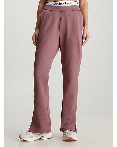 Calvin Klein Pantalones de chándal acampanados - Rosa