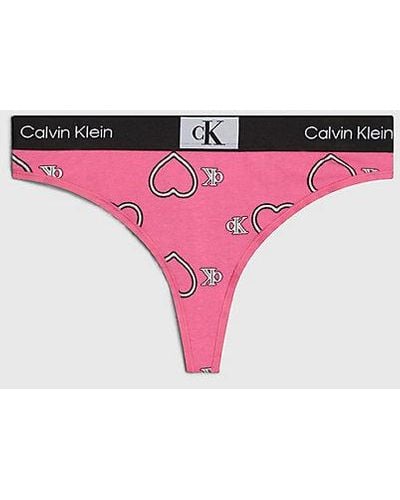Calvin Klein String - Ck96 - Roze