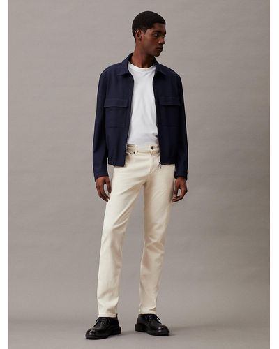 Calvin Klein Slim Jeans - White