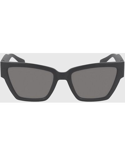 Calvin Klein Cat Eye Sunglasses Ckj23624s - Grey