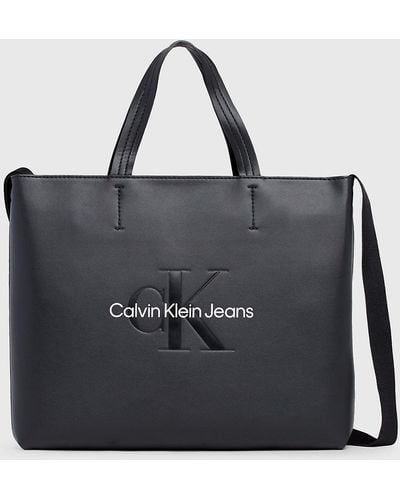 Calvin Klein Slim Tote Bag - Blue