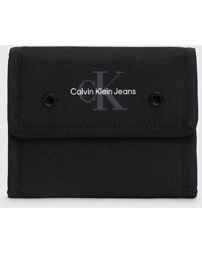 Calvin Klein Portefeuille 3 volets anti-RFID - Noir