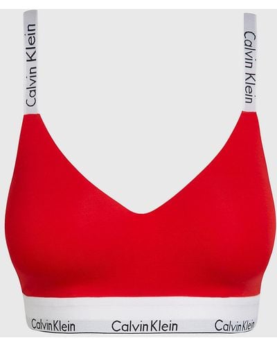 Calvin Klein Brassière emboîtante - Modern Cotton - Rouge