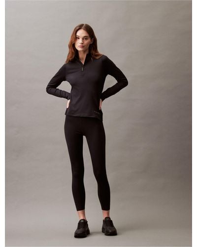 Calvin Klein Modern Sport Quarter Zip Jacket - Black