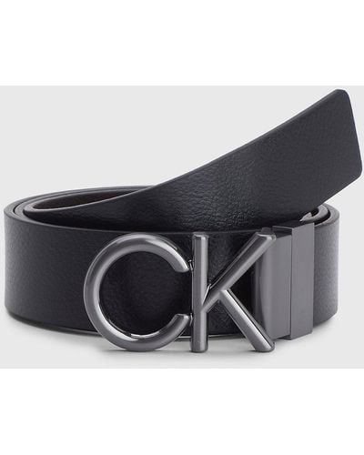 Calvin Klein Reversible Leather Belt - Multicolour
