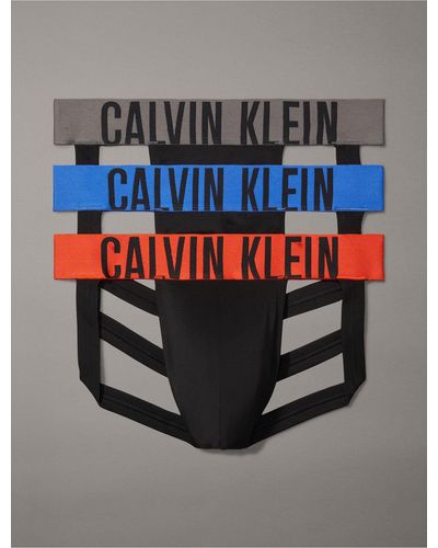 Calvin Klein Intense Power Micro 3-pack Jock Strap - Gray