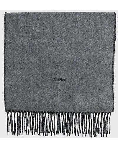 Calvin Klein Wollen Sjaal - Grijs
