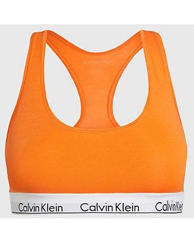 Calvin Klein Sujetador top MODERN COTTON - Naranja